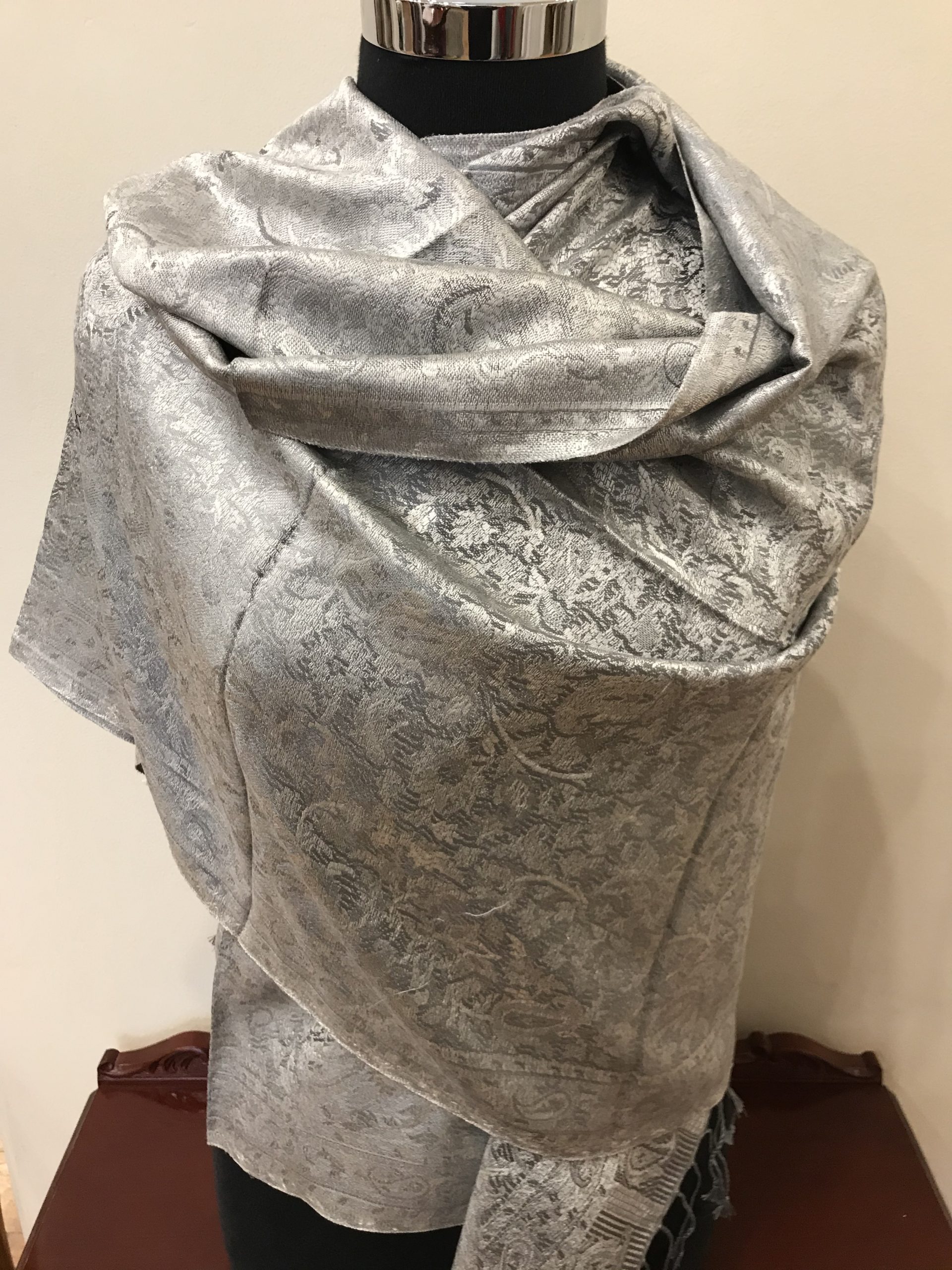 Silk Jamawar wrap 48 - Eastern Silk